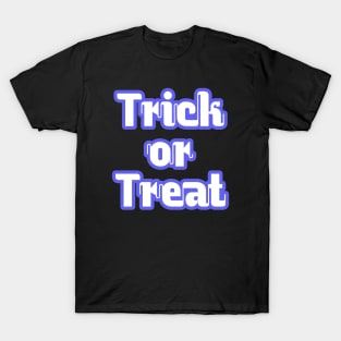 Trick or Treat Halloween Design T-Shirt